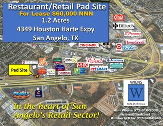 More details for 4349 Houston Harte expy, San Angelo, TX - Land for Rent