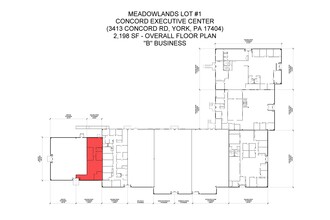 3411-3429 Concord Rd, York, PA for rent Floor Plan- Image 2 of 3