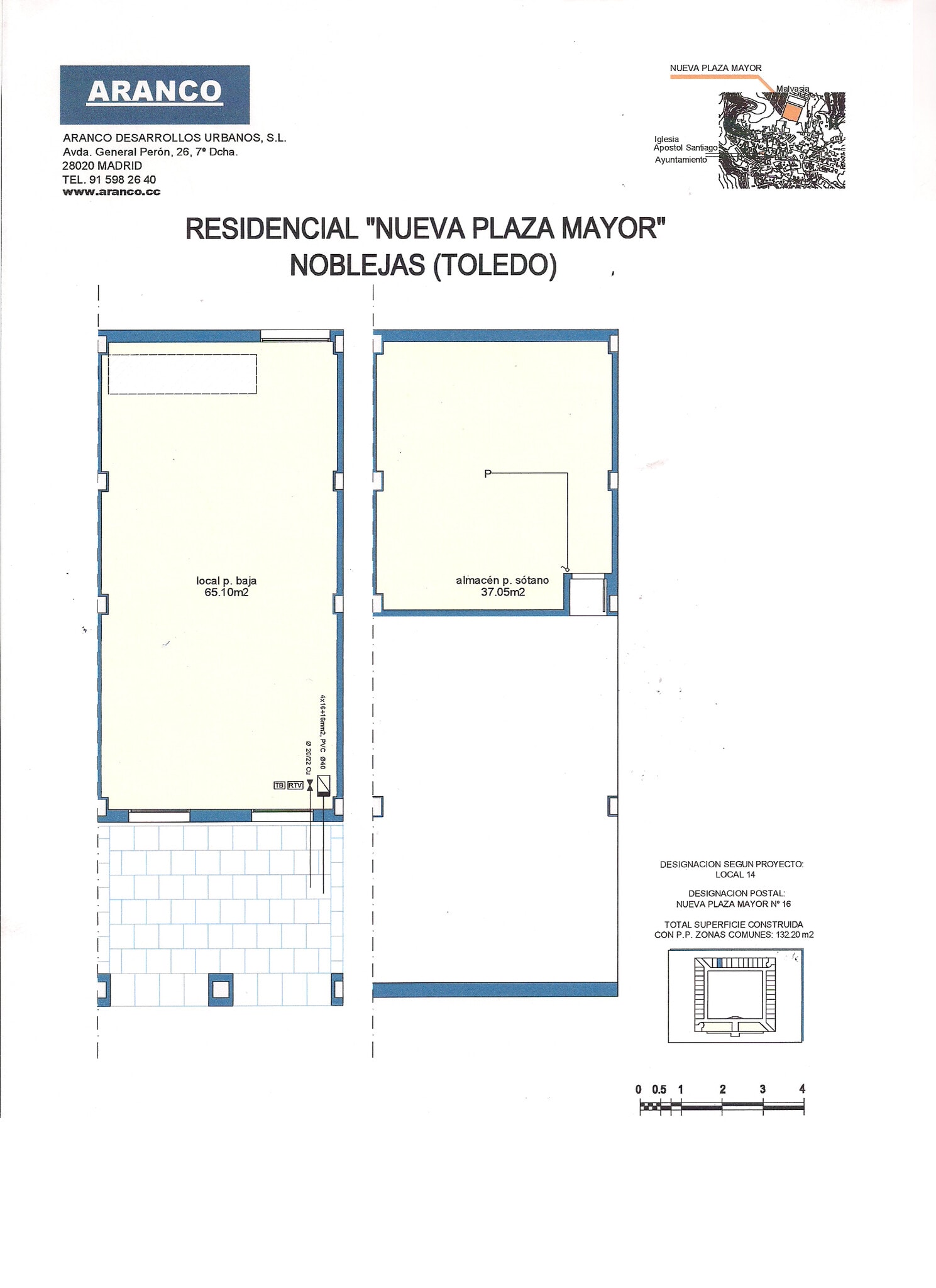 Plaza Nueva de Noblejas, Noblejas, Toledo to rent Floor Plan- Image 1 of 1