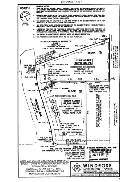 W Davis St, Conroe, TX for sale - Site Plan - Image 2 of 2