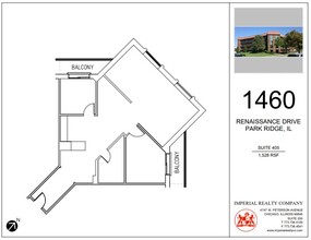 1460 Renaissance Dr, Park Ridge, IL for rent Floor Plan- Image 1 of 1