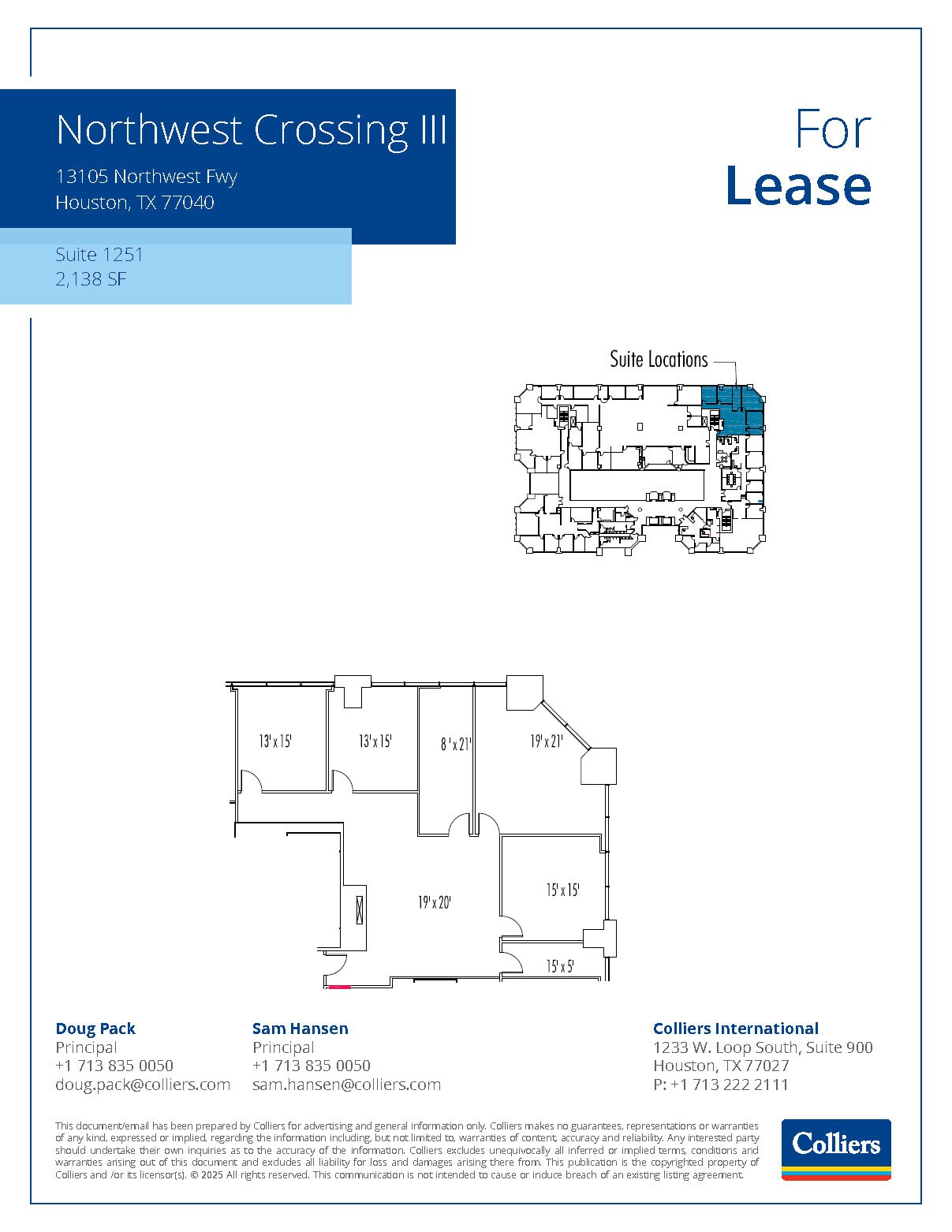 13105 Northwest Fwy, Houston, TX to rent Floor Plan- Image 1 of 1