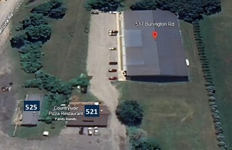 521 Burlington Rd, Harwinton, CT - Aerial map view