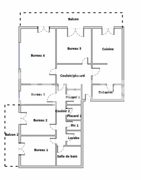 Office in Rillieux-la-Pape to rent - Floor Plan - Image 2 of 9