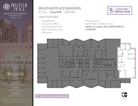 10500 NE 8th St, Bellevue, WA to rent Floor Plan- Image 1 of 1