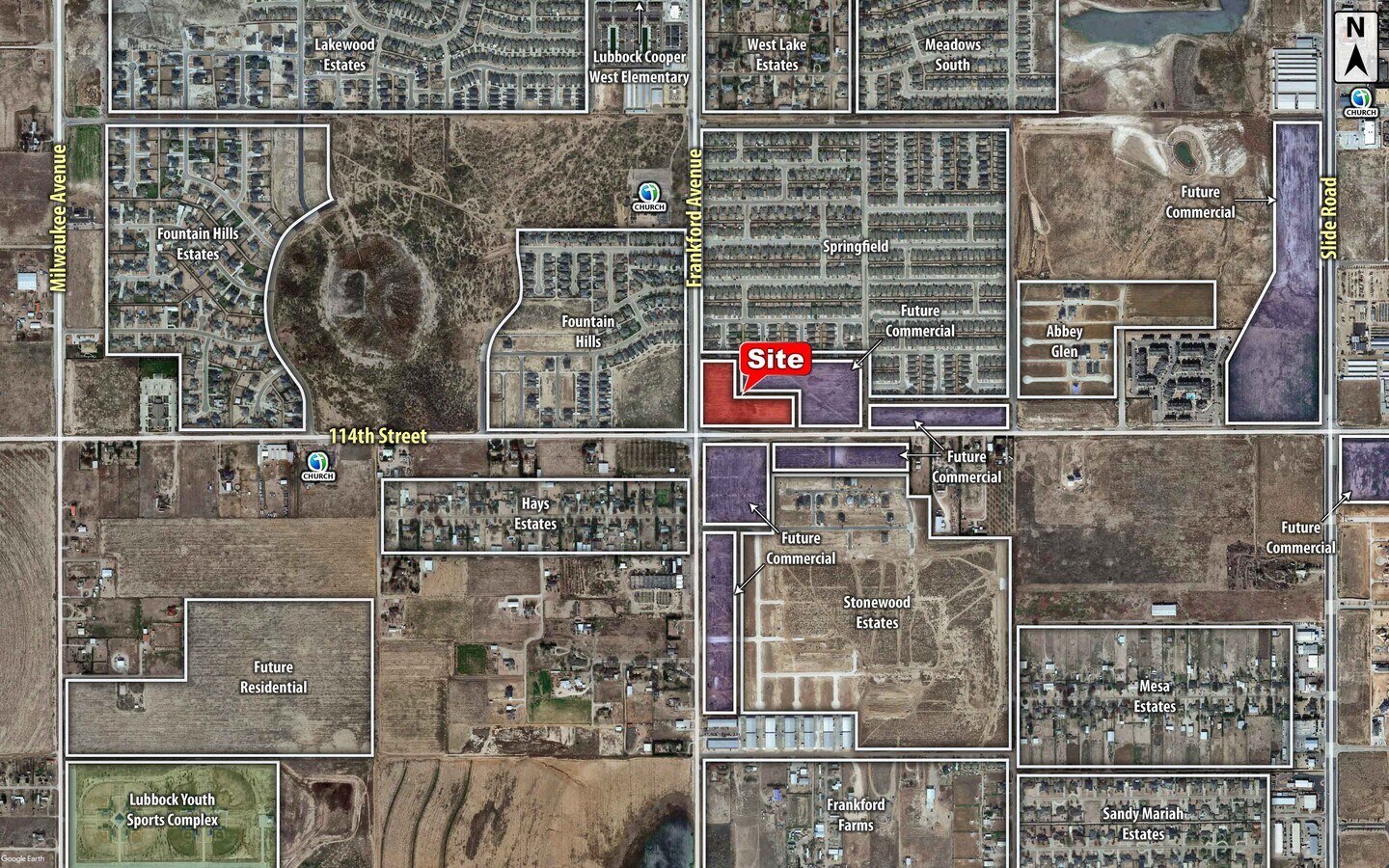 NEC 114th & Frankford Ave, Lubbock 79424 Land for Sale