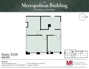 134 N LaSalle St, Chicago, IL to rent Floor Plan- Image 1 of 1