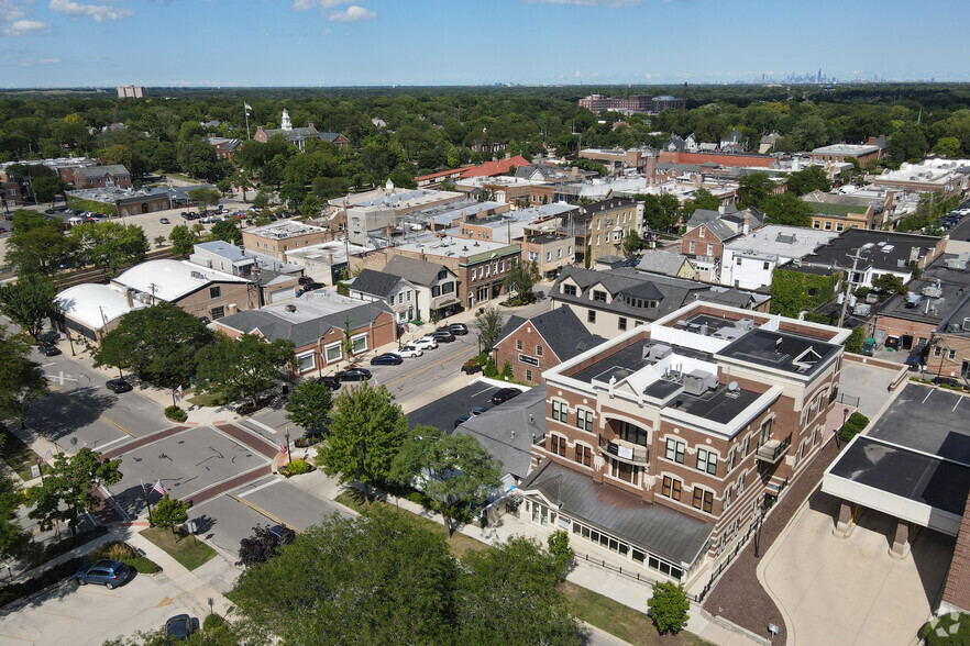 111 S Lincoln St, Hinsdale, IL for rent - Aerial - Image 2 of 2