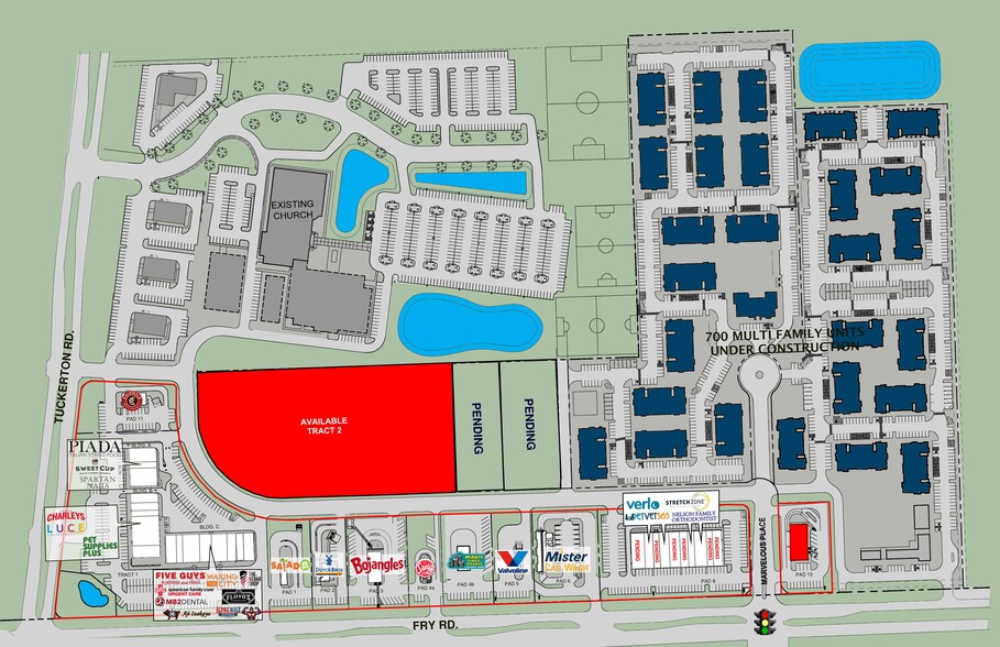 9620 Fry Rd, Cypress, TX for rent - Site Plan - Image 2 of 14