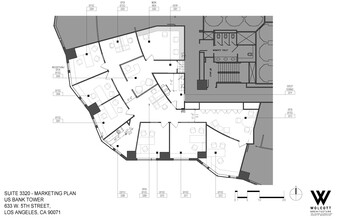 633 W 5th St, Los Angeles, CA for rent Floor Plan- Image 1 of 1