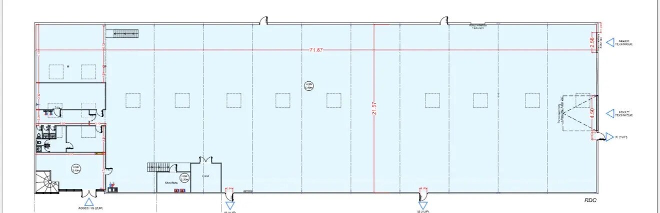 Industrial in Aulnay-sous-Bois to rent Floor Plan- Image 1 of 2