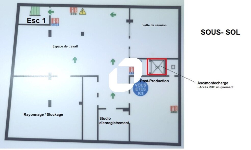Office in Paris for sale - Floor Plan - Image 3 of 3