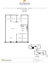 1800 Preston Park Blvd, Plano, TX for rent Floor Plan- Image 1 of 2