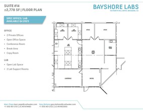 150 N Hill Dr, Brisbane, CA for rent Floor Plan- Image 1 of 1