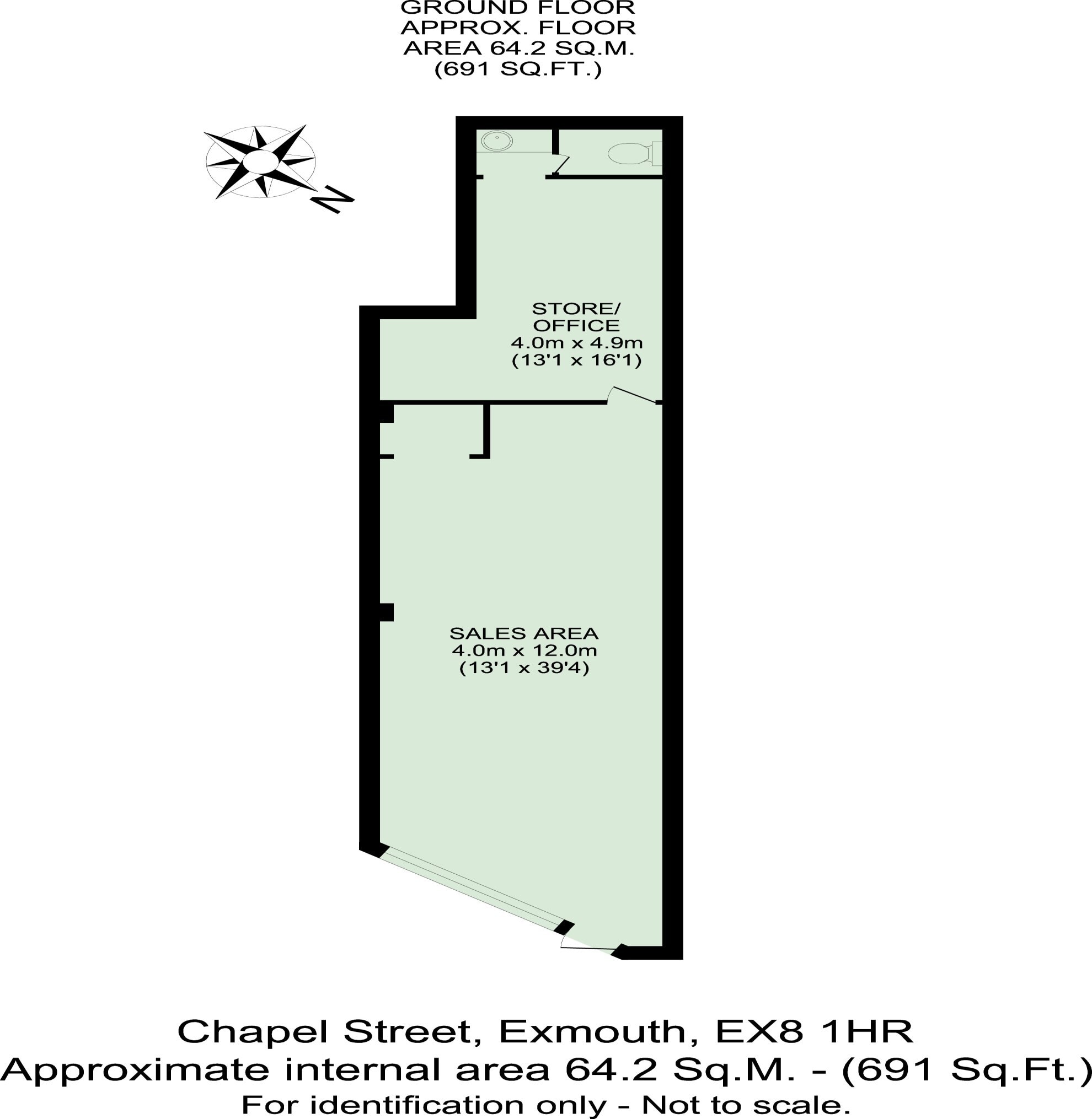 5 Chapel St, Exmouth to rent Floor Plan- Image 1 of 2