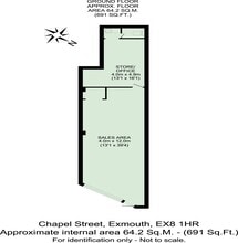 5 Chapel St, Exmouth to rent Floor Plan- Image 1 of 2