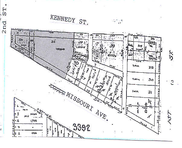 128 Kennedy St NW, Washington, DC for rent - Plat Map - Image 2 of 4