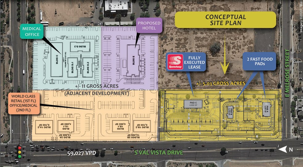 S Val Vista Dr, Gilbert, AZ for sale - Site Plan - Image 1 of 1