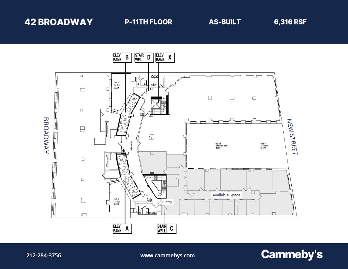 42 Broadway, New York, NY to rent Floor Plan- Image 1 of 1