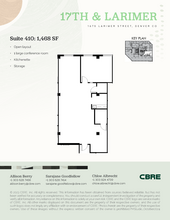 1675 Larimer St, Denver, CO for rent Floor Plan- Image 1 of 1