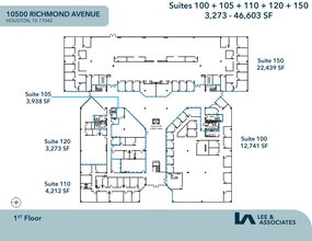 10500 Richmond Ave, Houston, TX to rent Floor Plan- Image 1 of 2