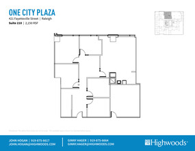 421 Fayetteville St, Raleigh, NC for rent Floor Plan- Image 1 of 1