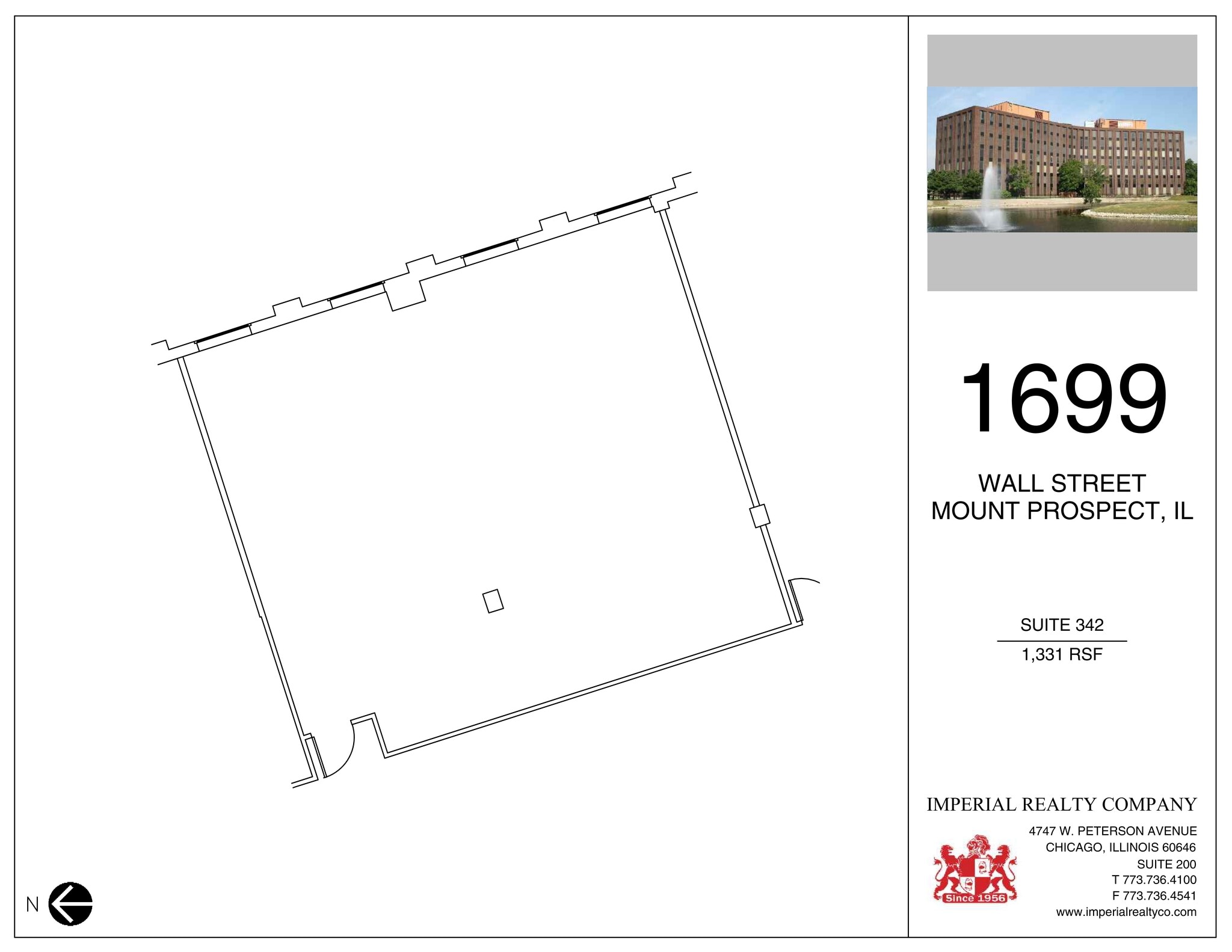 1699 Wall St, Mount Prospect, IL to rent Site Plan- Image 1 of 1