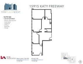 15915 Katy Fwy, Houston, TX to rent Floor Plan- Image 1 of 1