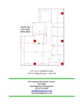 14110 N Dallas Pky, Dallas, TX for rent Floor Plan- Image 1 of 1