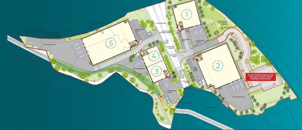 Frimley Business Park, Camberley for rent - Site Plan - Image 2 of 2