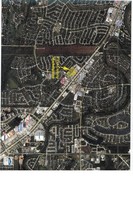 4500-4506 Highway 6, Sugar Land, TX - aerial  map view