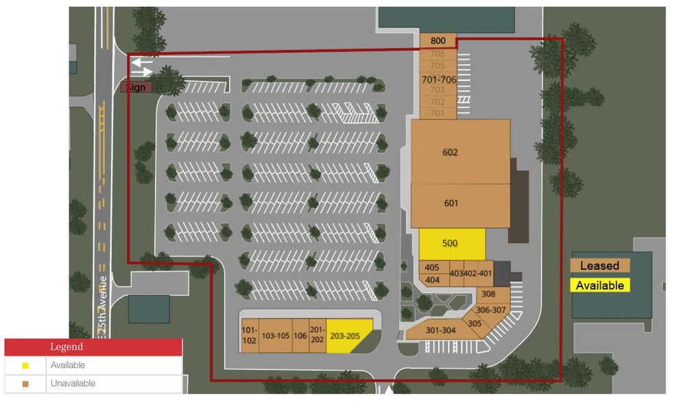 1601 NE 25TH Ave, Ocala, FL for rent - Site Plan - Image 2 of 4