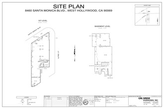 8460 Santa Monica Blvd, West Hollywood, CA for rent Site Plan- Image 1 of 1