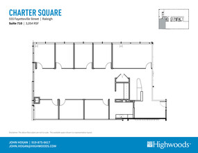 555 Fayetteville St, Raleigh, NC for rent Floor Plan- Image 1 of 1