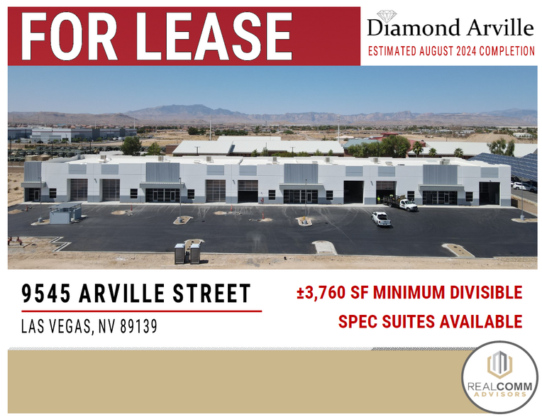 9545 Arville St, Las Vegas, NV for rent - Building Photo - Image 1 of 8