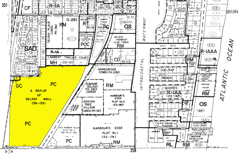 1538-1732 S Federal Hwy, Delray Beach, FL for sale - Plat Map - Image 1 of 1