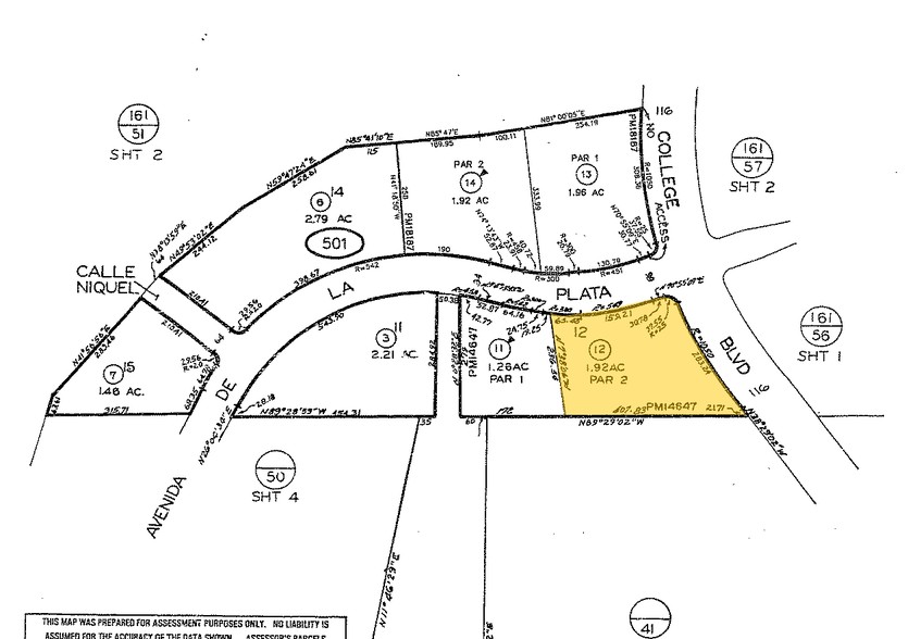 4183 Avenida De La Plata, Oceanside, CA for sale - Plat Map - Image 2 of 8