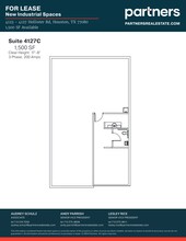 4125 Hollister St, Houston, TX for rent Site Plan- Image 1 of 1