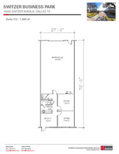 10930 Switzer Ave, Dallas, TX for rent Floor Plan- Image 2 of 4