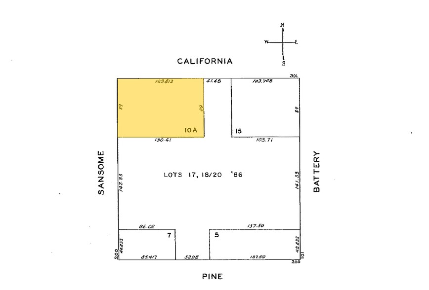 351 California St, San Francisco, CA for rent - Plat Map - Image 2 of 15