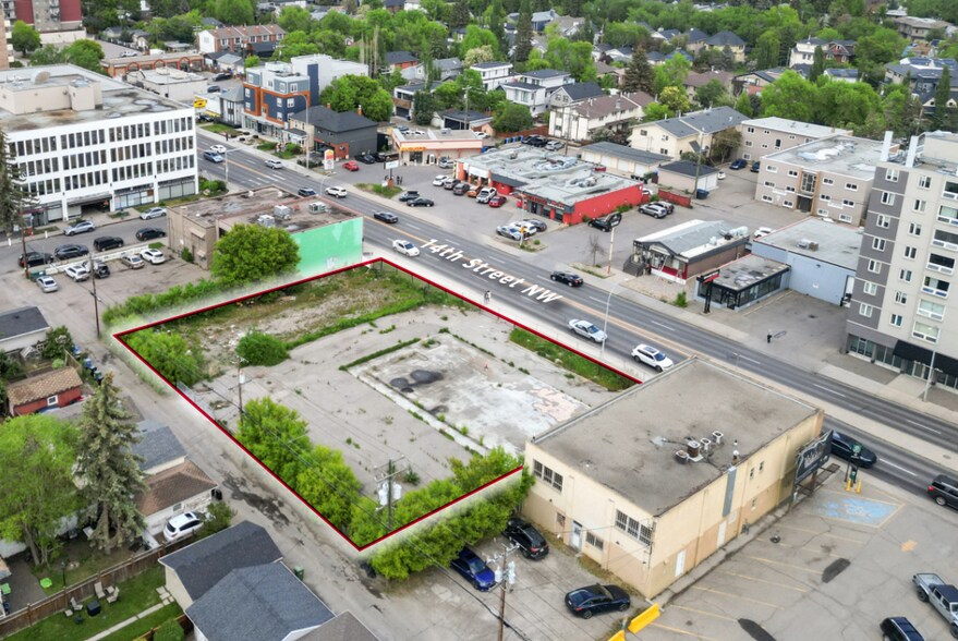 211 14 St NW, Calgary, AB for sale - Aerial - Image 1 of 1
