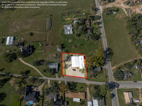 1104 S Masonic St, Bellville, TX - aerial  map view