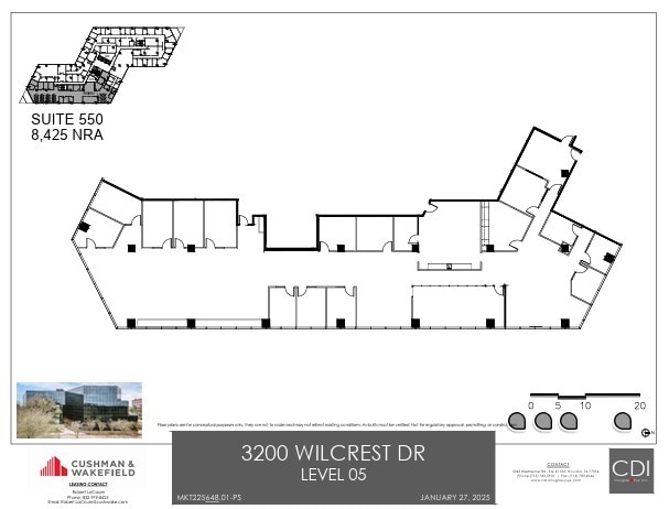 3200 Wilcrest Dr, Houston, TX to rent Floor Plan- Image 1 of 1
