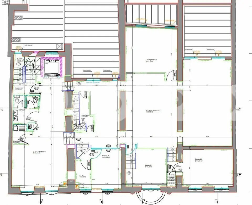Office in La Rochelle to rent Floor Plan- Image 1 of 3