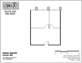 6200 Savoy Dr, Houston, TX for rent Floor Plan- Image 1 of 1