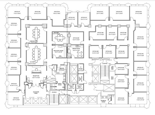 401 S Boston Ave, Tulsa, OK to rent Floor Plan- Image 1 of 1