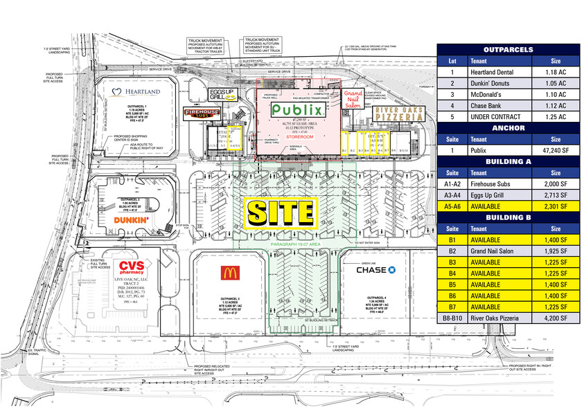 9810 Ocean Hwy W, Calabash, NC for rent - Site Plan - Image 3 of 5