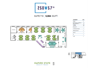 250 W 57th St, New York, NY for rent Floor Plan- Image 1 of 8