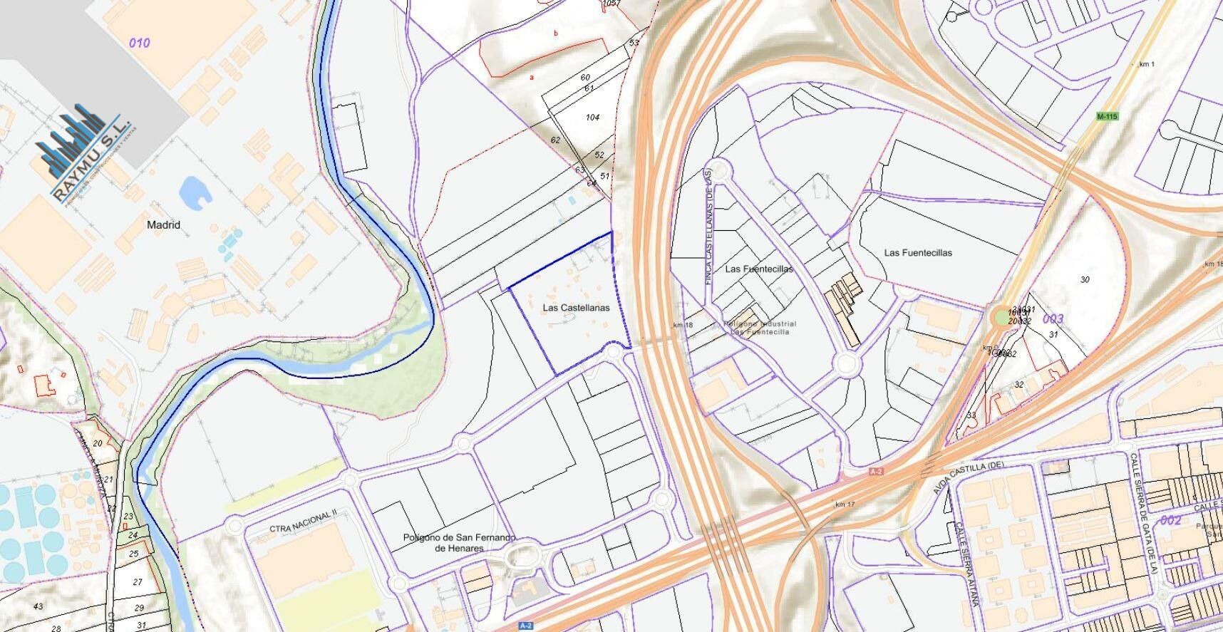 PJ. Polígono 2, 66B, San Fernando de Henares, Madrid for sale Plat Map- Image 1 of 4