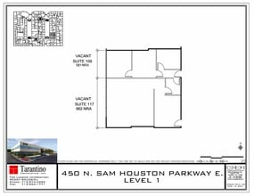 450 N Sam Houston Pky E, Houston, TX to rent Site Plan- Image 1 of 1